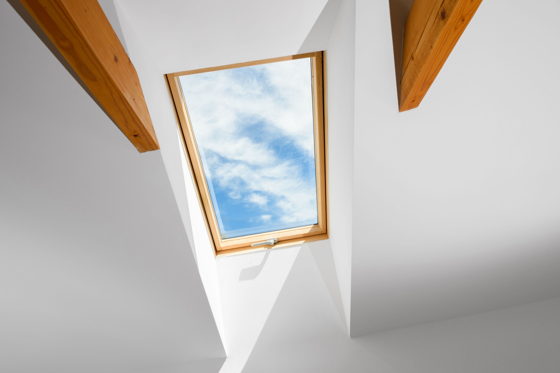 Roof Window And Blue Sky